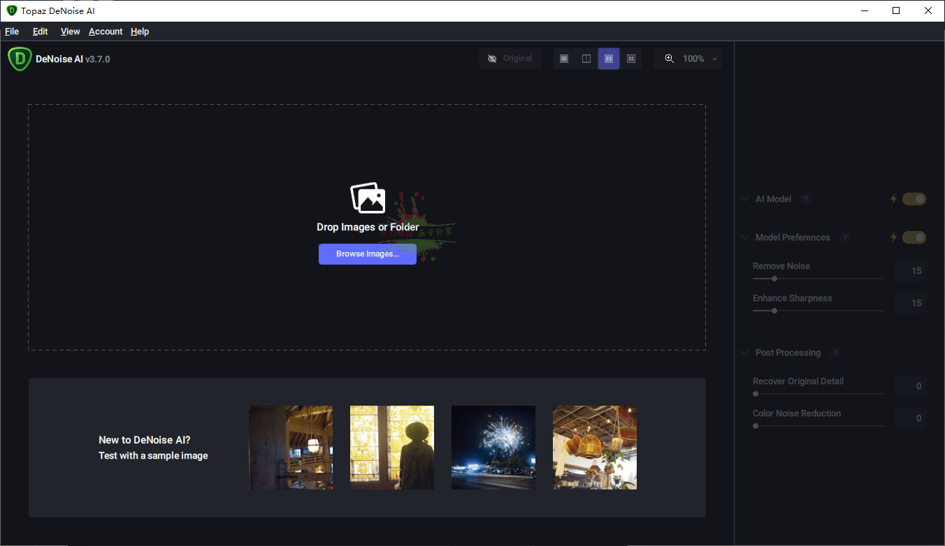 Topaz DeNoise AI v3.7.0便携版
